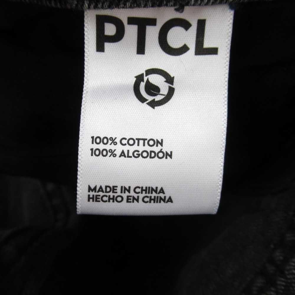 PTCL Ethikal Brand Straight Leg Jeans Red Black Acid Wash Size 29 PL1985BROD - Picture 11 of 14